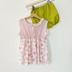 Vintage 2 piece Set, size 7 years (see measurements)